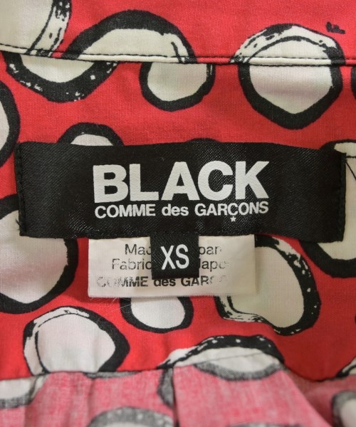 BLACK COMME des GARCONS（ブラックコムデギャルソン）カジュアルシャツ 赤 サイズ:XS レディース/2200612312104