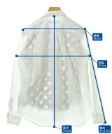 BLACK COMME des GARCONS（ブラックコムデギャルソン）カジュアルシャツ 白 サイズ:M メンズ/2200614115123