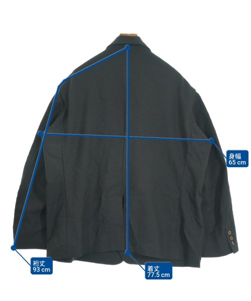 BLACK COMME des GARCONS（ブラックコムデギャルソン）カジュアルジャケット 黒 サイズ:S メンズ/2200614799101