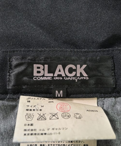 BLACK COMME des GARCONS（ブラックコムデギャルソン）スラックス 黒 サイズ:M メンズ/2200614868043
