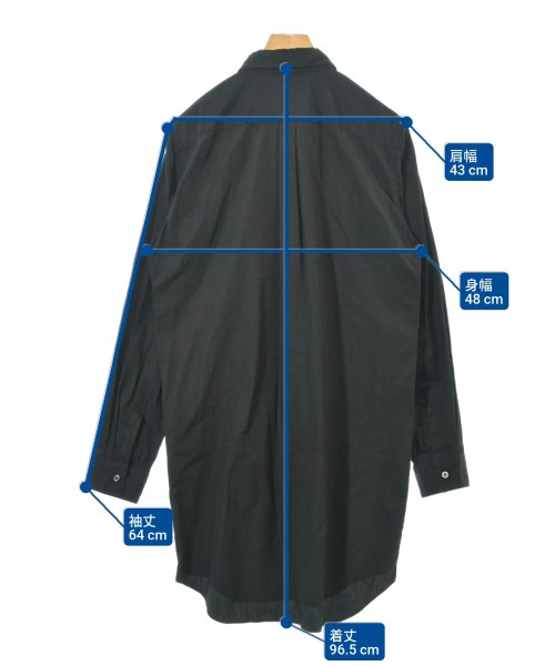 BLACK COMME des GARCONS（ブラックコムデギャルソン）カジュアルシャツ 黒 サイズ:L メンズ/2200615248011