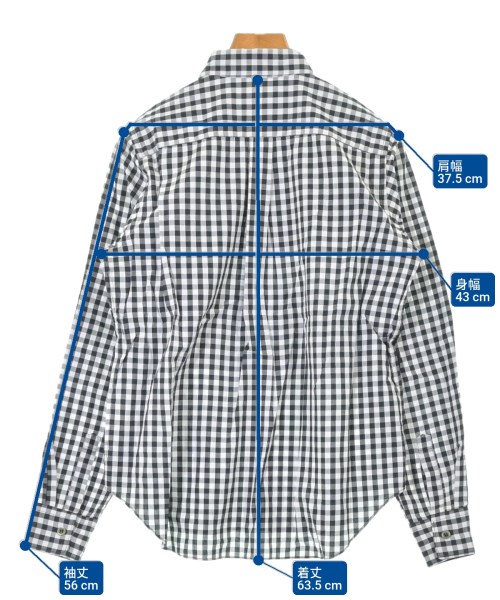 BLACK COMME des GARCONS（ブラックコムデギャルソン）カジュアルシャツ 黒 サイズ:XS レディース/2200615762067