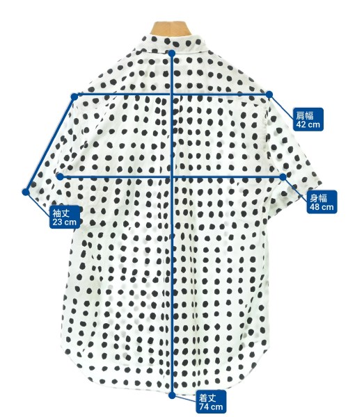 BLACK COMME des GARCONS（ブラックコムデギャルソン）カジュアルシャツ 白 サイズ:M メンズ/2200616309049