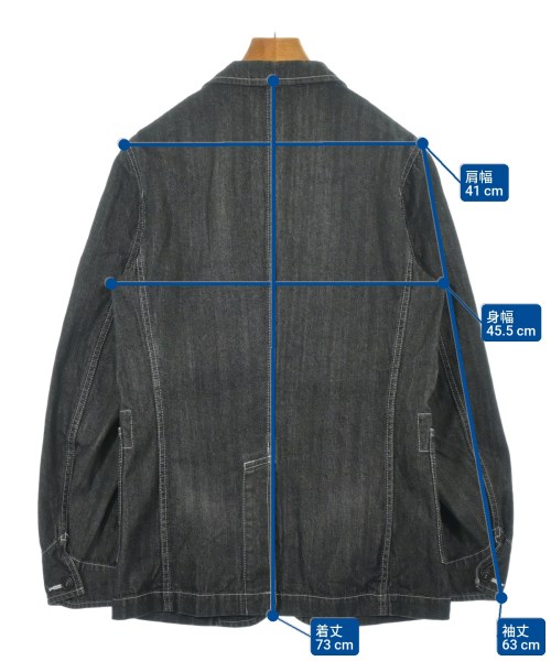 BLACK COMME des GARCONS（ブラックコムデギャルソン）カジュアルジャケット 紺 サイズ:S メンズ/2200611329028