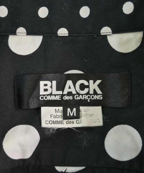 BLACK COMME des GARCONS（ブラックコムデギャルソン）カジュアルシャツ 黒 サイズ:M メンズ/2200608769080