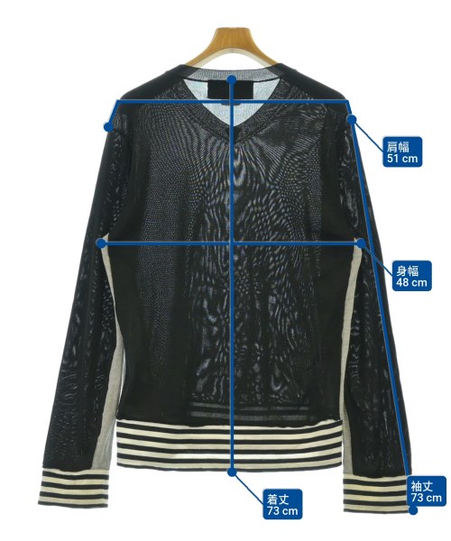 BLACK COMME des GARCONS（ブラックコムデギャルソン）ニット・セーター 黒 サイズ:L メンズ/2200620245043