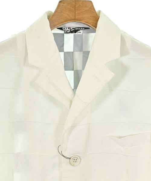 BLACK COMME des GARCONS（ブラックコムデギャルソン）カジュアルジャケット 白 サイズ:S レディース/2200601505074