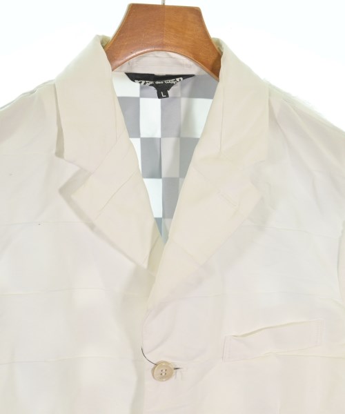 BLACK COMME des GARCONS（ブラックコムデギャルソン）カジュアルジャケット 白 サイズ:L メンズ/2200601273232