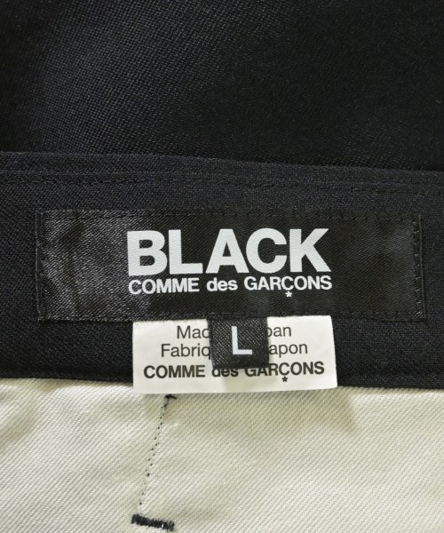 BLACK COMME des GARCONS（ブラックコムデギャルソン）スラックス 黒 サイズ:L メンズ/2200603115028