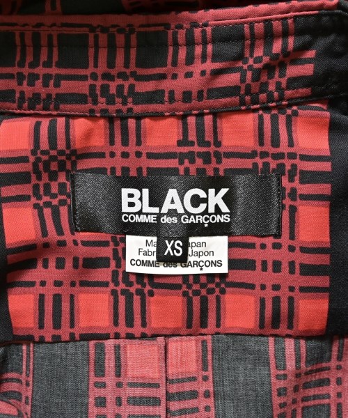 BLACK COMME des GARCONS（ブラックコムデギャルソン）カジュアルシャツ 赤 サイズ:XS レディース/2200609264133
