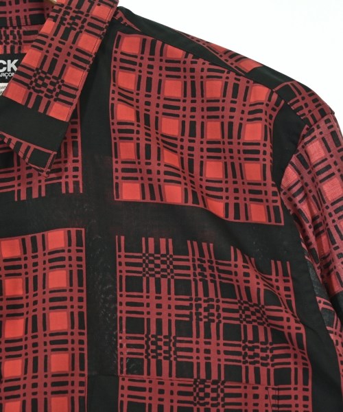 BLACK COMME des GARCONS（ブラックコムデギャルソン）カジュアルシャツ 赤 サイズ:XL メンズ/2200604876065