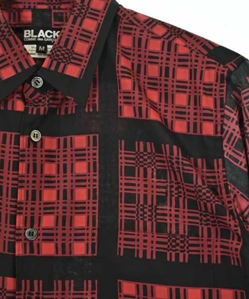 BLACK COMME des GARCONS（ブラックコムデギャルソン）カジュアルシャツ 赤 サイズ:M メンズ/2200604876096