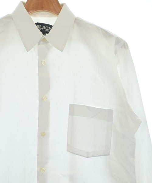 BLACK COMME des GARCONS（ブラックコムデギャルソン）カジュアルシャツ 白 サイズ:M メンズ/2200673122100