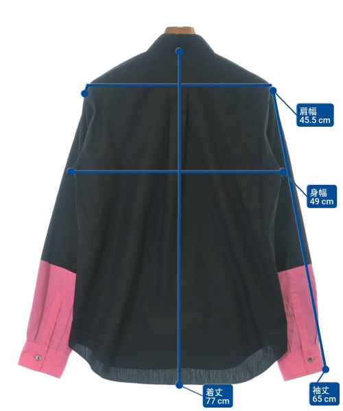 BLACK COMME des GARCONS（ブラックコムデギャルソン）カジュアルシャツ 黒 サイズ:L メンズ/2200673904034