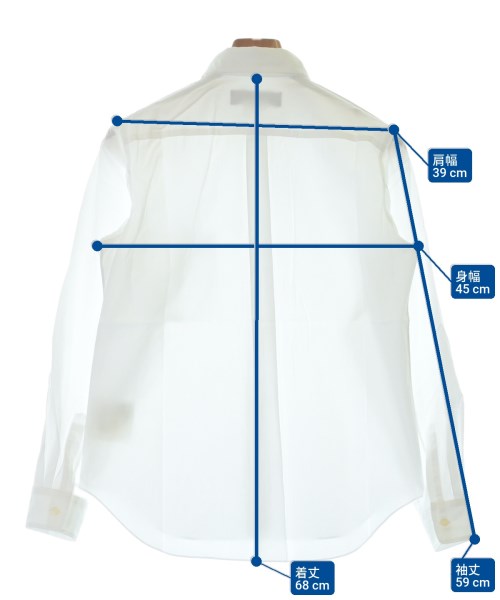 BLACK COMME des GARCONS（ブラックコムデギャルソン）カジュアルシャツ 白 サイズ:S メンズ/2200673904317