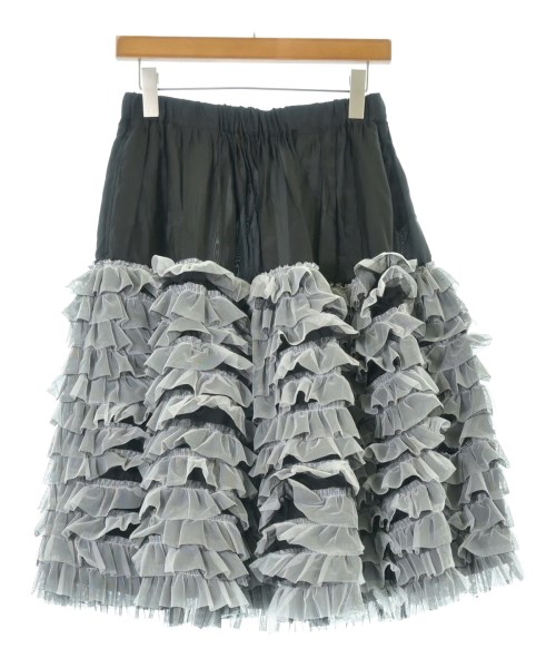 BLACK COMME des GARCONS(ブラックコムデギャルソン)ひざ丈スカート 黒 サイズ:XS/2200674388055