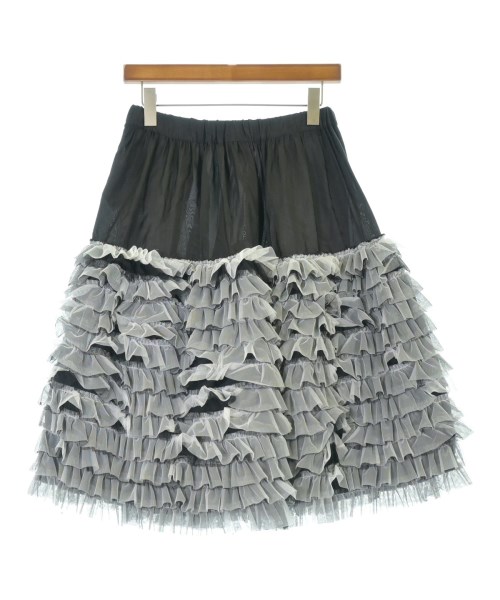BLACK COMME des GARCONS（ブラックコムデギャルソン）ひざ丈スカート 黒 サイズ:XS レディース/2200674388055