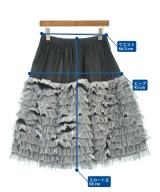 BLACK COMME des GARCONS（ブラックコムデギャルソン）ひざ丈スカート 黒 サイズ:XS レディース/2200674388055