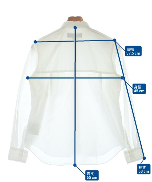 BLACK COMME des GARCONS（ブラックコムデギャルソン）カジュアルシャツ 白 サイズ:XS メンズ/2200671700027