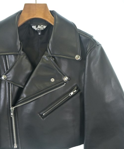 BLACK COMME des GARCONS（ブラックコムデギャルソン）ライダース 黒 サイズ:S レディース/2200675122016