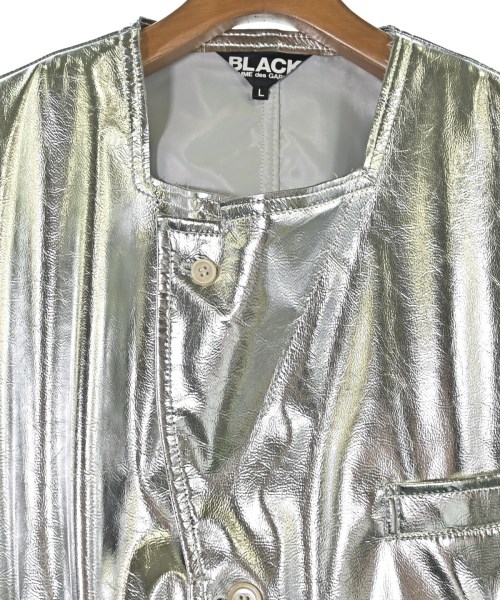 BLACK COMME des GARCONS（ブラックコムデギャルソン）カジュアルジャケット シルバー サイズ:L メンズ/2200675122054