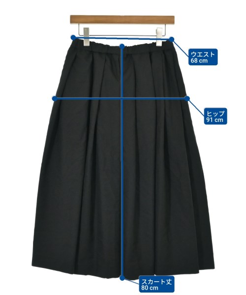 BLACK COMME des GARCONS（ブラックコムデギャルソン）ロング・マキシ丈スカート 黒 サイズ:S レディース/2200675284080