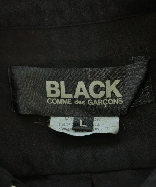 BLACK COMME des GARCONS（ブラックコムデギャルソン）カジュアルシャツ 黒 サイズ:L メンズ/2200672162114