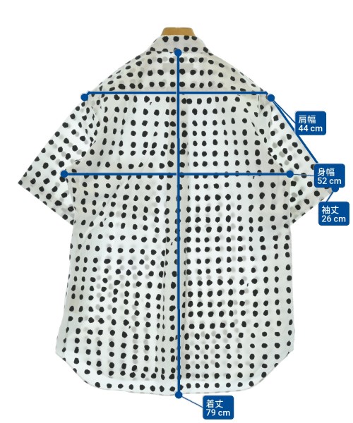 BLACK COMME des GARCONS（ブラックコムデギャルソン）カジュアルシャツ 白 サイズ:XL メンズ/2200673613059