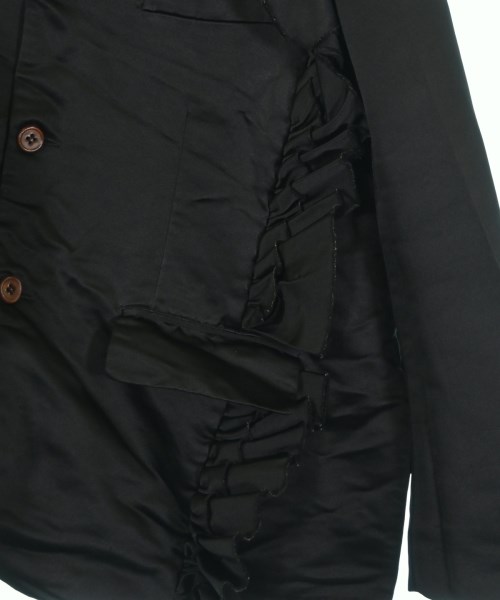 BLACK COMME des GARCONS（ブラックコムデギャルソン）カジュアルジャケット 黒 サイズ:XS レディース/2200677427027