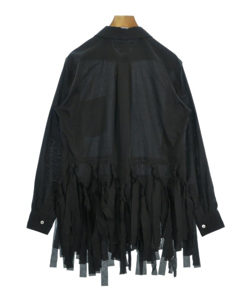 BLACK COMME des GARCONS（ブラックコムデギャルソン）カジュアルシャツ 黒 サイズ:XS レディース/2200677427058