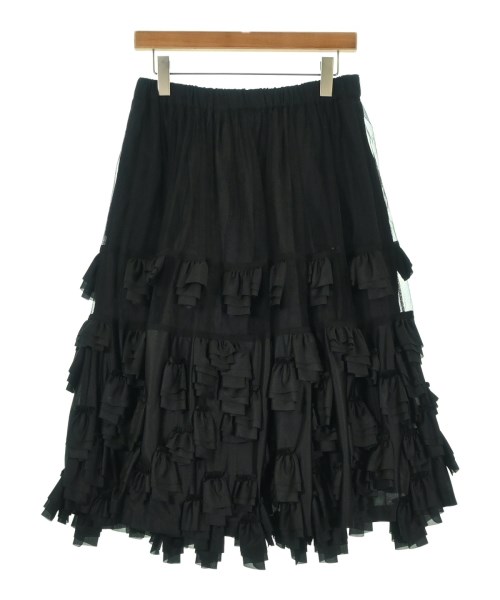 BLACK COMME des GARCONS(ブラックコムデギャルソン)ひざ丈スカート 黒 サイズ:S/2200678184059