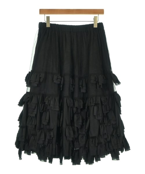 BLACK COMME des GARCONS（ブラックコムデギャルソン）ひざ丈スカート 黒 サイズ:S レディース/2200678184059