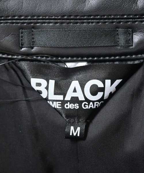 BLACK COMME des GARCONS（ブラックコムデギャルソン）ライダース 黒 サイズ:M レディース/2200678517017
