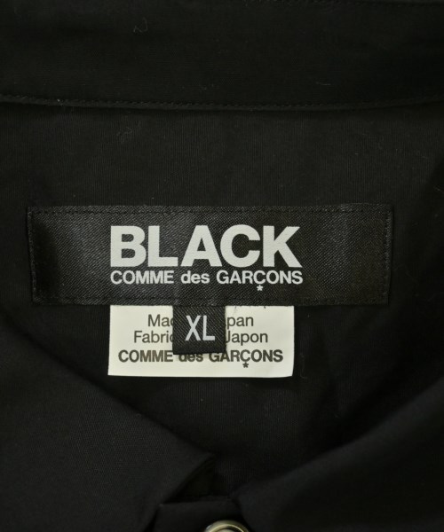 BLACK COMME des GARCONS（ブラックコムデギャルソン）カジュアルシャツ 黒 サイズ:XL メンズ/2200679175155