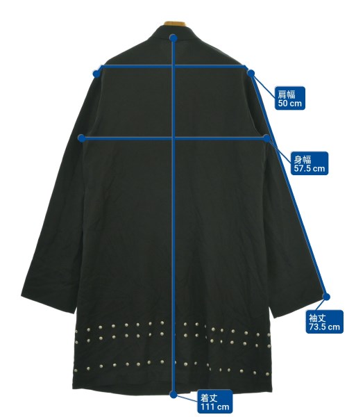 BLACK COMME des GARCONS（ブラックコムデギャルソン）コート 黒 サイズ:XL メンズ/2200679310051