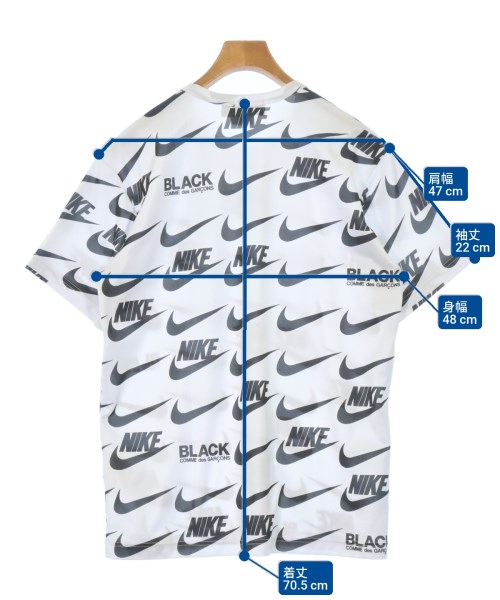 BLACK COMME des GARCONS（ブラックコムデギャルソン）Tシャツ・カットソー 白 サイズ:XL メンズ/2200679818113