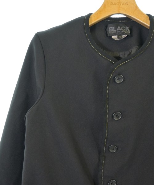BLACK COMME des GARCONS（ブラックコムデギャルソン）ノーカラージャケット 黒 サイズ:XS レディース/2200680136015