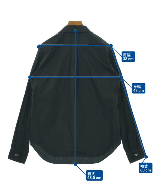 BLACK COMME des GARCONS（ブラックコムデギャルソン）カジュアルシャツ 黒 サイズ:S レディース/2200680769077