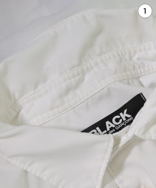 BLACK COMME des GARCONS（ブラックコムデギャルソン）カジュアルシャツ 白 サイズ:S レディース/2200681096066