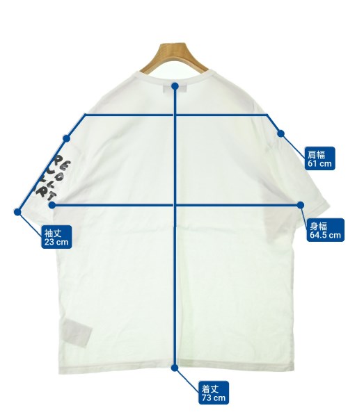 BLACK COMME des GARCONS（ブラックコムデギャルソン）Tシャツ・カットソー 白 サイズ:M メンズ/2200687570027