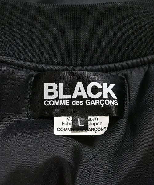 BLACK COMME des GARCONS（ブラックコムデギャルソン）ミリタリーブルゾン 黒 サイズ:L メンズ/2200694257010