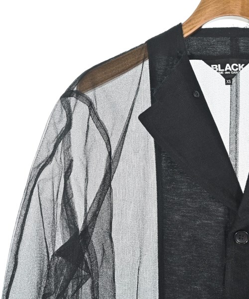 BLACK COMME des GARCONS（ブラックコムデギャルソン）カジュアルジャケット 黒 サイズ:XS メンズ/2200695301040
