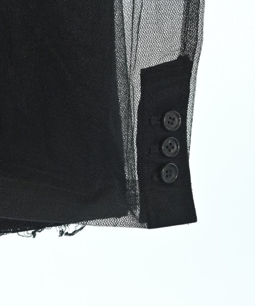 BLACK COMME des GARCONS（ブラックコムデギャルソン）カジュアルジャケット 黒 サイズ:XS メンズ/2200695301040