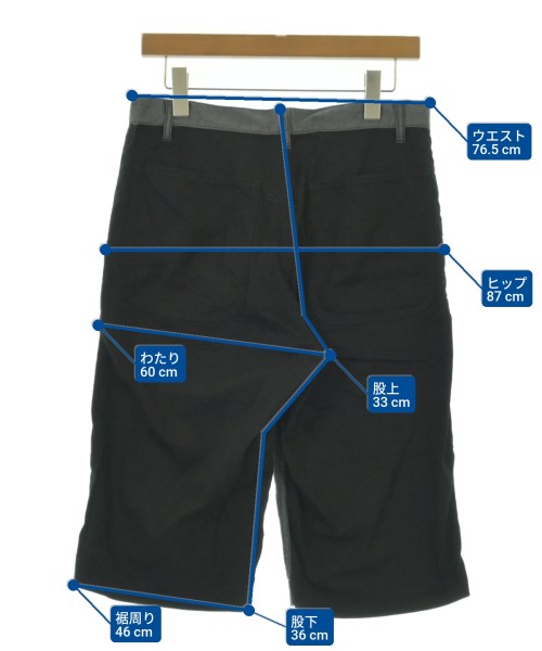 BLACK COMME des GARCONS（ブラックコムデギャルソン）ショートパンツ グレー サイズ:S メンズ/2200691770123