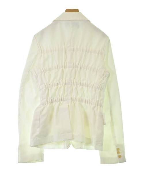 BLACK COMME des GARCONS（ブラックコムデギャルソン）テーラードジャケット 白 サイズ:XS レディース/2200695761011