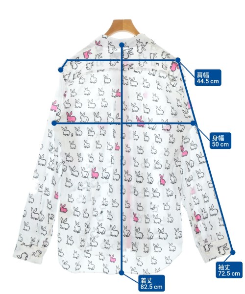 BLACK COMME des GARCONS（ブラックコムデギャルソン）カジュアルシャツ 白 サイズ:XXL メンズ/2200696965036