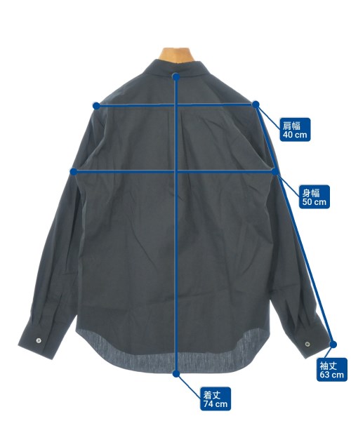 BLACK COMME des GARCONS（ブラックコムデギャルソン）カジュアルシャツ 黒 サイズ:M メンズ/2200697701244