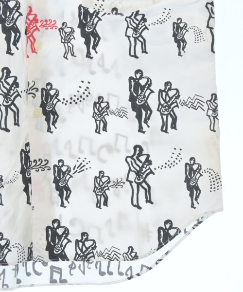 BLACK COMME des GARCONS（ブラックコムデギャルソン）カジュアルシャツ 白 サイズ:M メンズ/2200697701282