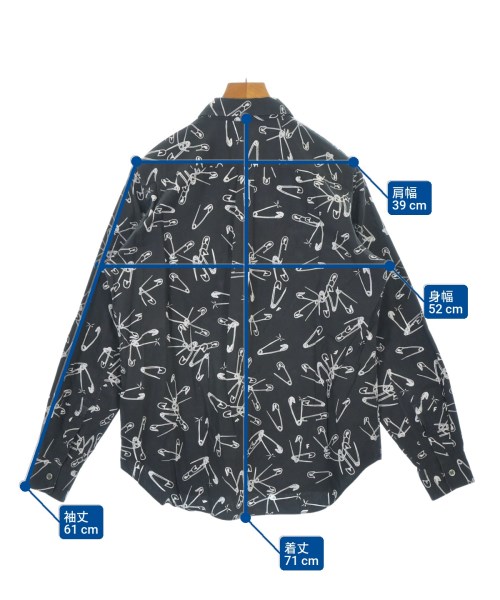BLACK COMME des GARCONS（ブラックコムデギャルソン）カジュアルシャツ 黒 サイズ:M メンズ/2200697701305