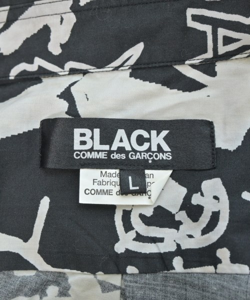 BLACK COMME des GARCONS（ブラックコムデギャルソン）カジュアルシャツ 黒 サイズ:L メンズ/2200697701312
